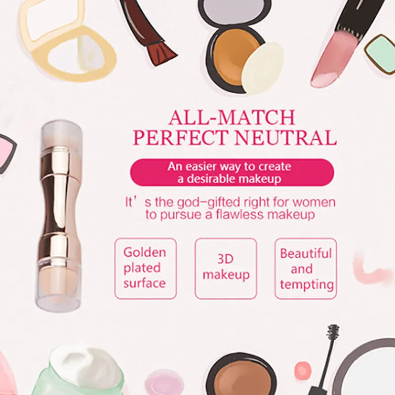 4 In 1 Makeup Brushes Foundation Eyebrow Shadow Concealer Eyeliner Blush Powder Cosmetic Professional Maquiagem Beauty Health