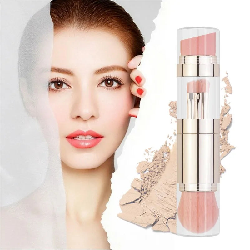 4 In 1 Makeup Brushes Foundation Eyebrow Shadow Concealer Eyeliner Blush Powder Cosmetic Professional Maquiagem Beauty Health