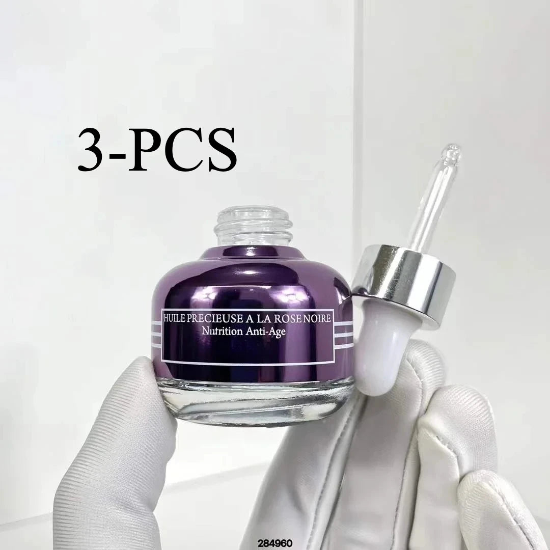 GOOD New Essential Oils Black Rose Precious Face Serum Skin Care Essence 25ml Lighten Fine Lines Moisturize