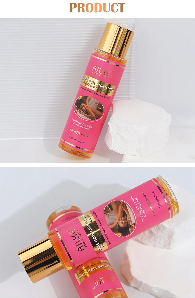AILKE Organic Carrot Massage Oil, Moisturizing, Brightening, Hydrating, Remove Wrinkle, anti aging, Suitable for All Skin Types