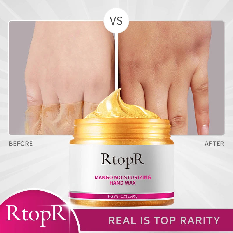 Mango Whitening Hand Mask Wax Moisturizing Repair Exfoliating Calluses Filming Anti-Aging Skin Cream For Women Beauty Health