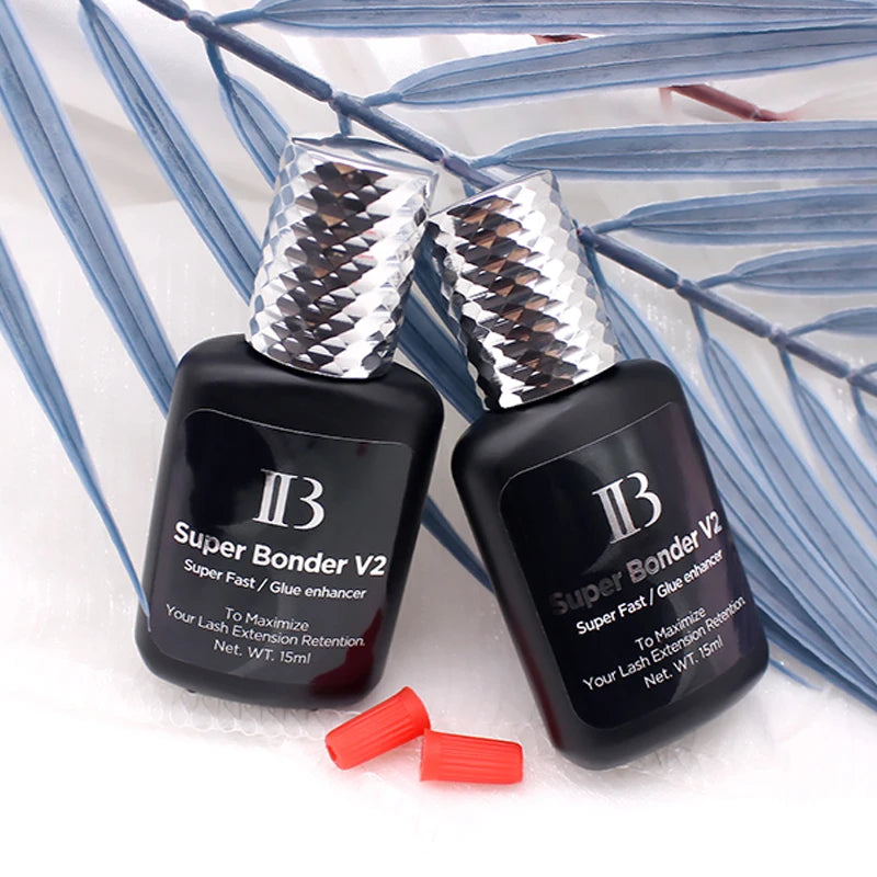 IBeauty Super Bonder V2 Fast Fixing Agent Eyelashes Extensions 15ml Lash Glue Enhancer Korea IB Adhesive Hardener Makeup Tools