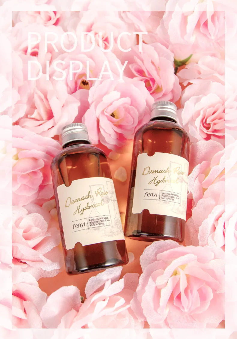 LAIKOU Face Care Rose Water Nourishing Skin Improve Dullness Anti Aging Facial Toner Damask Hydrosol Korean Skincare Products