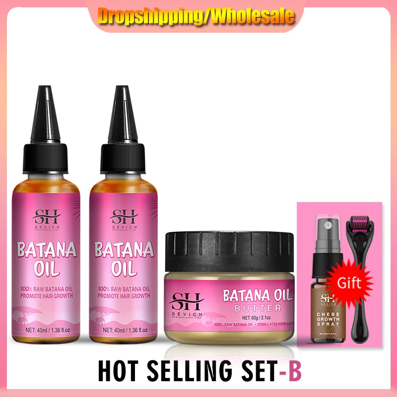 Natural 100% Pure Batana Oil For Hair Growth Batana Oil Butter Hair Mask From Honduras Hair Loss Treatment For Black Men & Women