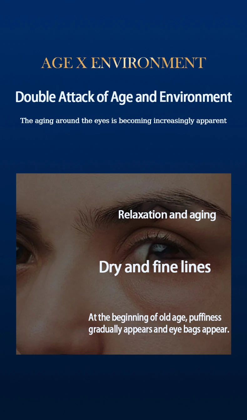 Remove Wrinkles Eye Cream Anti Dark Circles Bags Puffiness Fade Eye Fine Line Tighten Whiten Under Eyes Skin Care