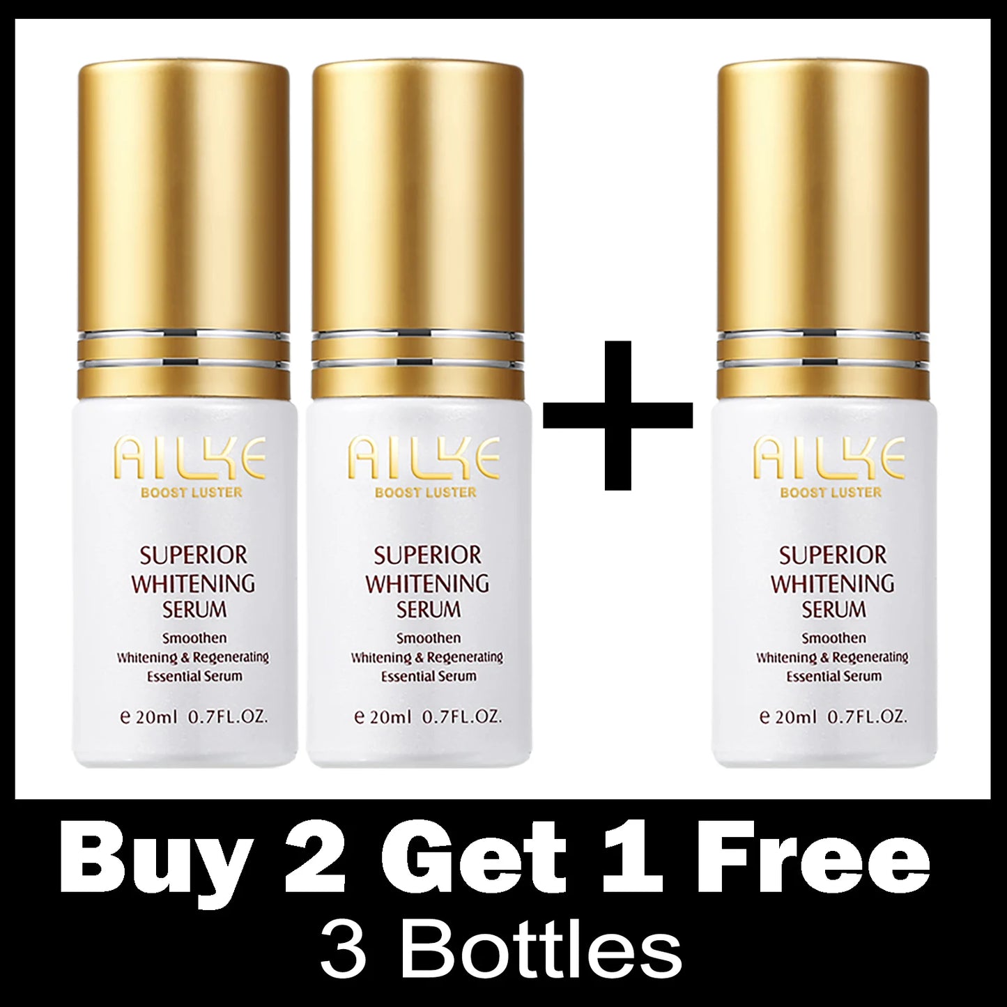 AILKE Super Lightening Face Serum, Clean Skin, Brightens, Hydrating, Moisturizing, Repair Skin Facial Serum