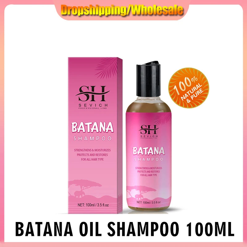 Natural 100% Pure Batana Oil For Hair Growth Batana Oil Butter Hair Mask From Honduras Hair Loss Treatment For Black Men & Women