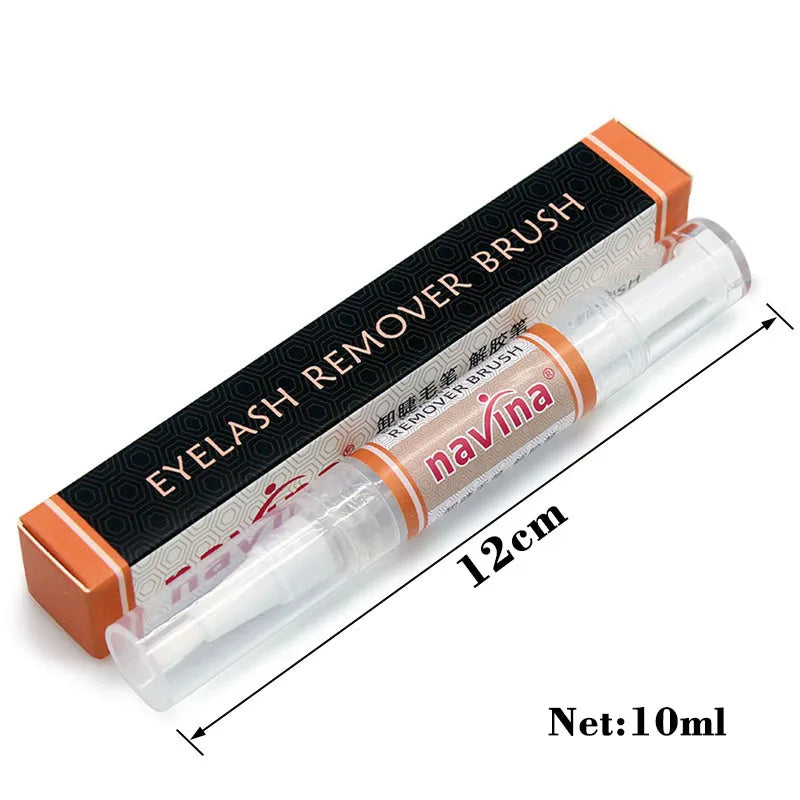 Navina Professional Lash Glue Remover Brush Eyelashes Gel Remover Pen Eyelash Extension 8ml High Quality Lashes Glue Remover