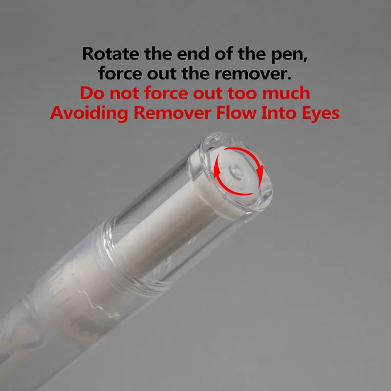 Navina Professional Lash Glue Remover Brush Eyelashes Gel Remover Pen Eyelash Extension 8ml High Quality Lashes Glue Remover