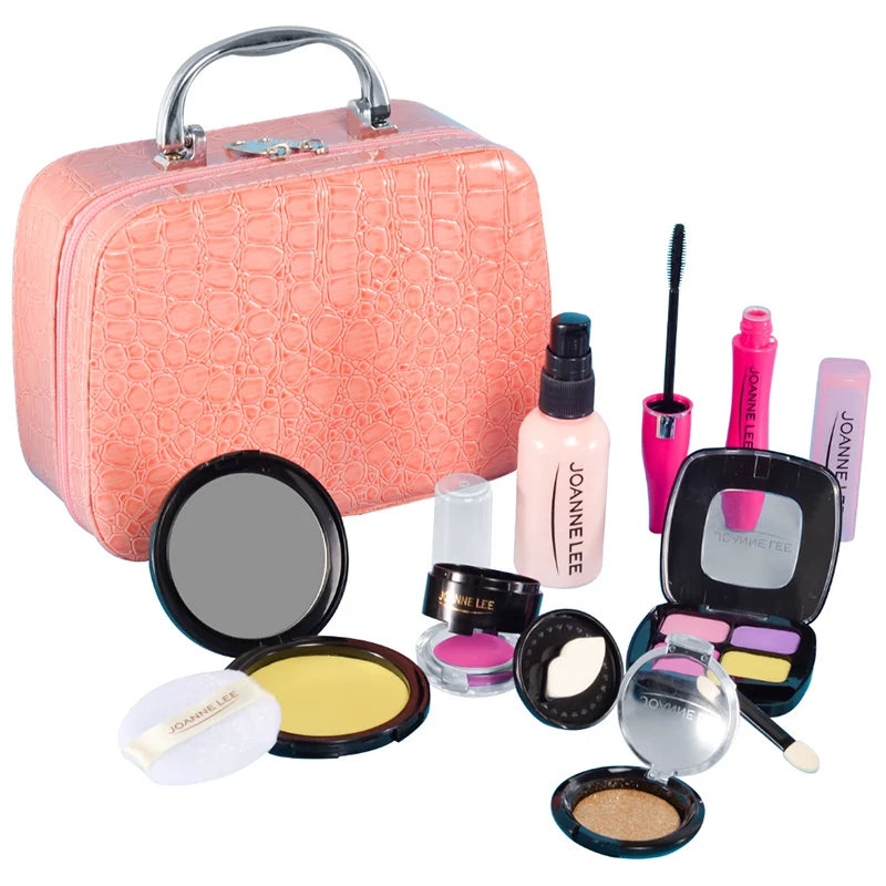 DIY Pretend Play Make Up Set Simulation Cosmetics House Handbag Educational Toys Gifts For Children Girls Kids