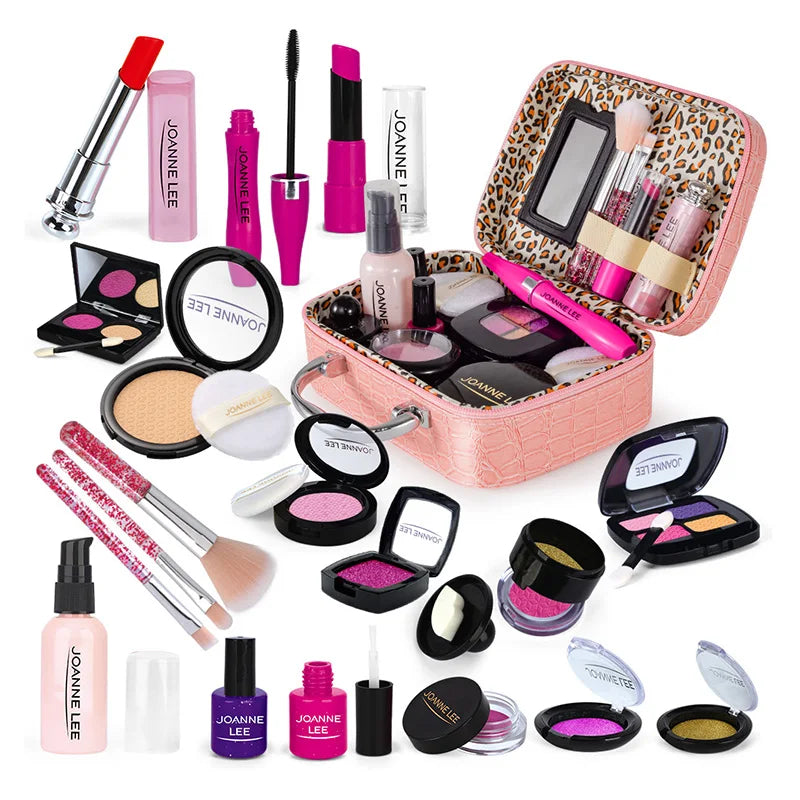DIY Pretend Play Make Up Set Simulation Cosmetics House Handbag Educational Toys Gifts For Children Girls Kids