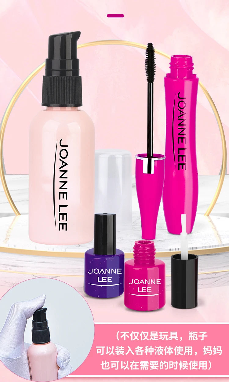 DIY Pretend Play Make Up Set Simulation Cosmetics House Handbag Educational Toys Gifts For Children Girls Kids