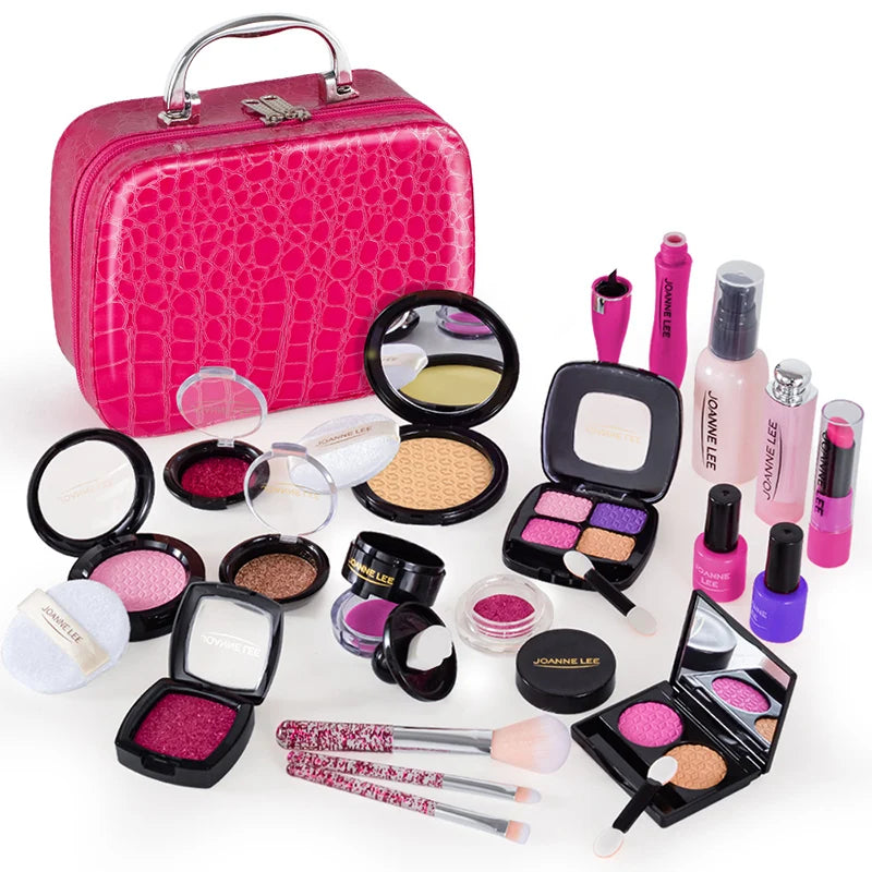 DIY Pretend Play Make Up Set Simulation Cosmetics House Handbag Educational Toys Gifts For Children Girls Kids