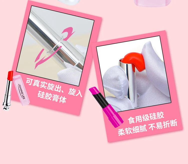 DIY Pretend Play Make Up Set Simulation Cosmetics House Handbag Educational Toys Gifts For Children Girls Kids