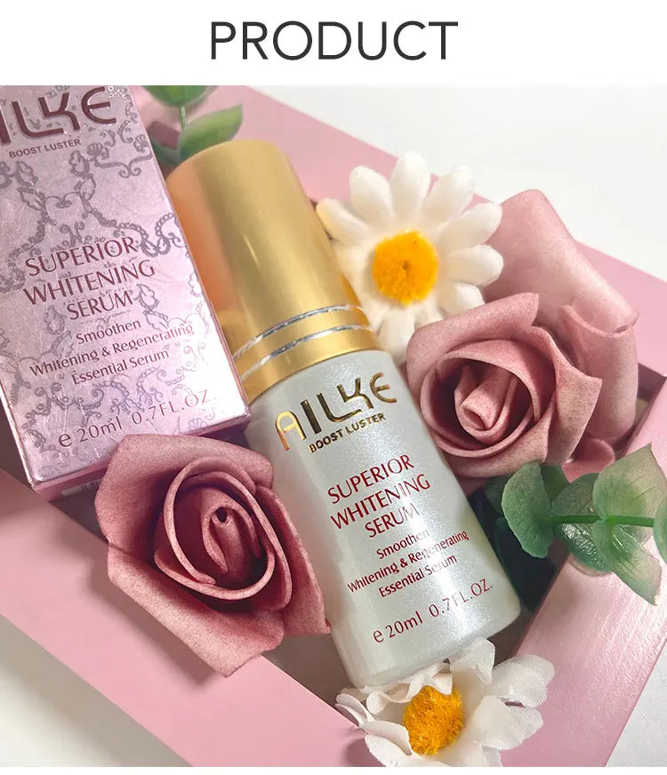 AILKE Super Lightening Face Serum, Clean Skin, Brightens, Hydrating, Moisturizing, Repair Skin Facial Serum