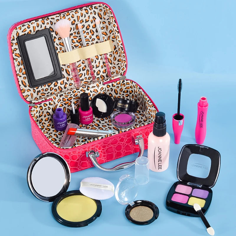 DIY Pretend Play Make Up Set Simulation Cosmetics House Handbag Educational Toys Gifts For Children Girls Kids