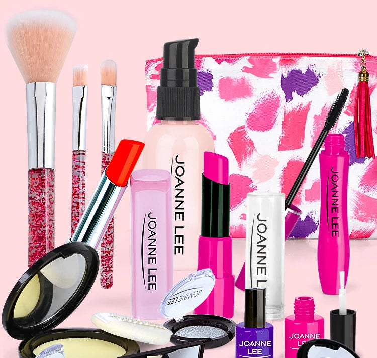 DIY Pretend Play Make Up Set Simulation Cosmetics House Handbag Educational Toys Gifts For Children Girls Kids