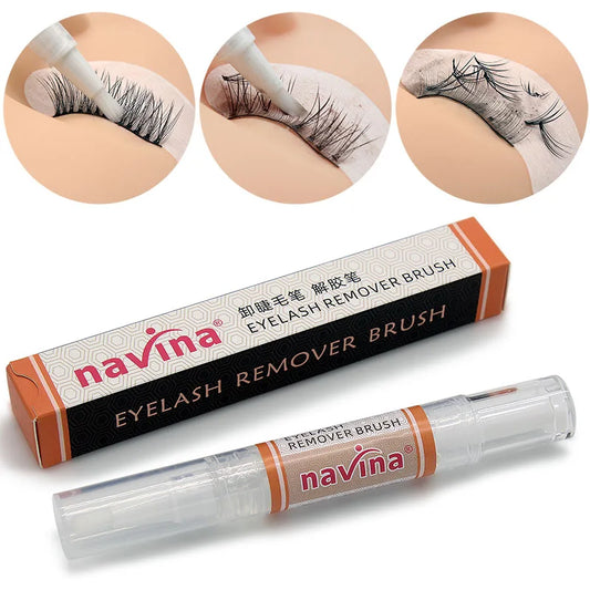 Navina Professional Lash Glue Remover Brush Eyelashes Gel Remover Pen Eyelash Extension 8ml High Quality Lashes Glue Remover