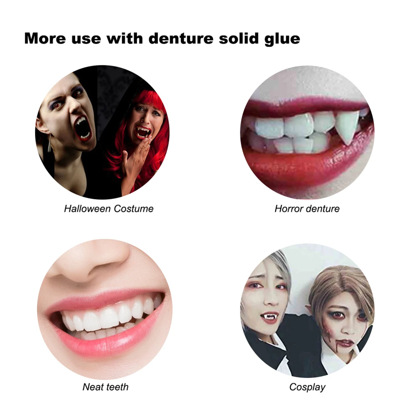 Eelhoe Temporary Dental Restorations Dental Gaps Denture Solid Adhesive Denture Bonding Teeth Whitening - Cosmetic Dentistry