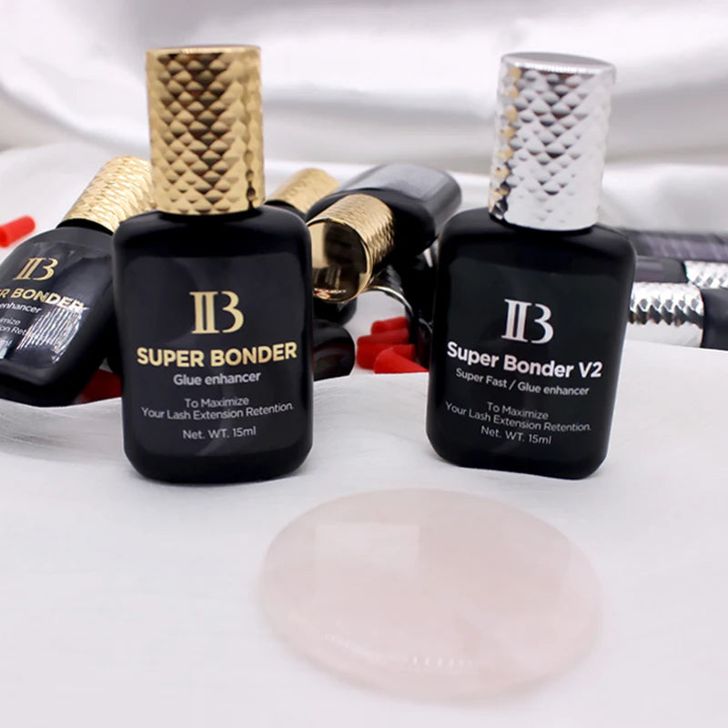IBeauty Super Bonder V2 Fast Fixing Agent Eyelashes Extensions 15ml Lash Glue Enhancer Korea IB Adhesive Hardener Makeup Tools