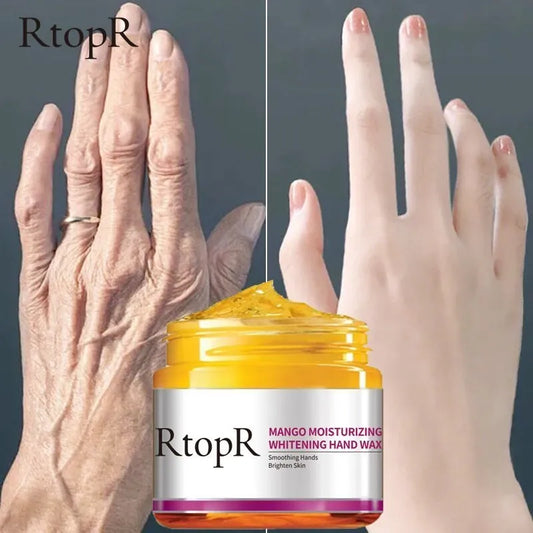 Mango Whitening Hand Mask Wax Moisturizing Repair Exfoliating Calluses Filming Anti-Aging Skin Cream For Women Beauty Health
