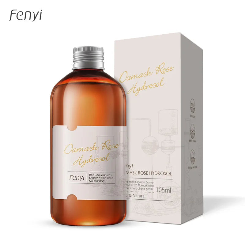 LAIKOU Face Care Rose Water Nourishing Skin Improve Dullness Anti Aging Facial Toner Damask Hydrosol Korean Skincare Products