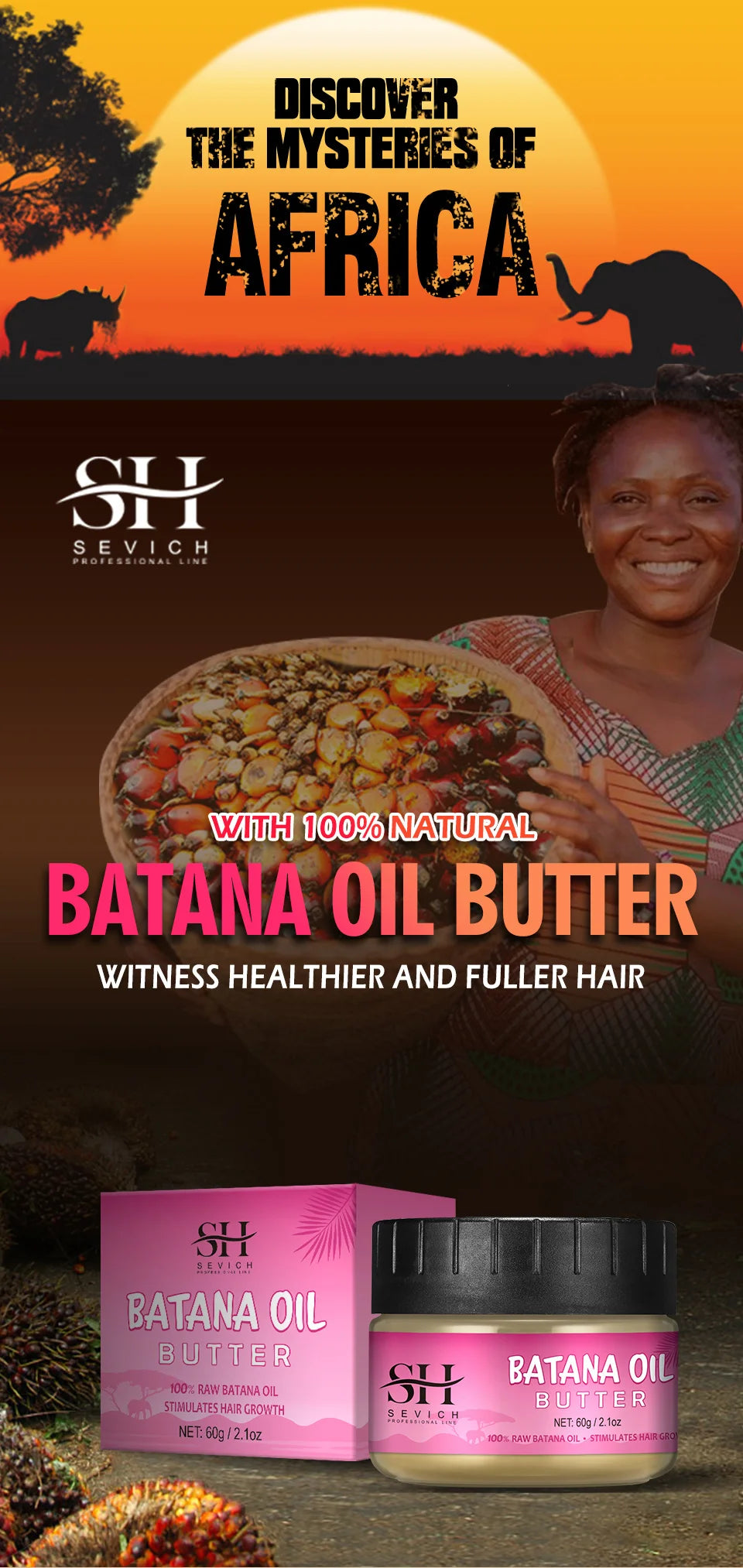 Fast Hair Growth Set Batana oil Traction Alopecia Hair Mask Anti Break Loss Hair Growth Oil Baldness Treatment chebe hair oil