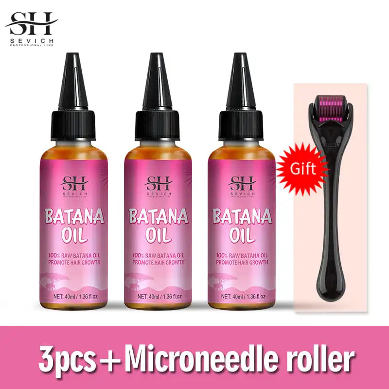 Fast Hair Growth Set Batana oil Traction Alopecia Hair Mask Anti Break Loss Hair Growth Oil Baldness Treatment chebe hair oil