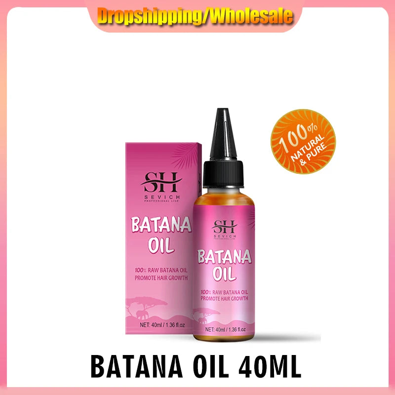 Natural 100% Pure Batana Oil For Hair Growth Batana Oil Butter Hair Mask From Honduras Hair Loss Treatment For Black Men & Women