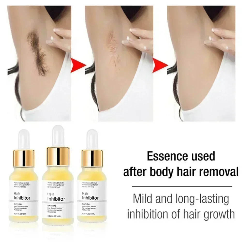Permanent Hair Inhibition Serum Painless Hair Remover Armpit Woman Legs Arms Inhibiting Hair Growth Inhibitor Depilatory Care