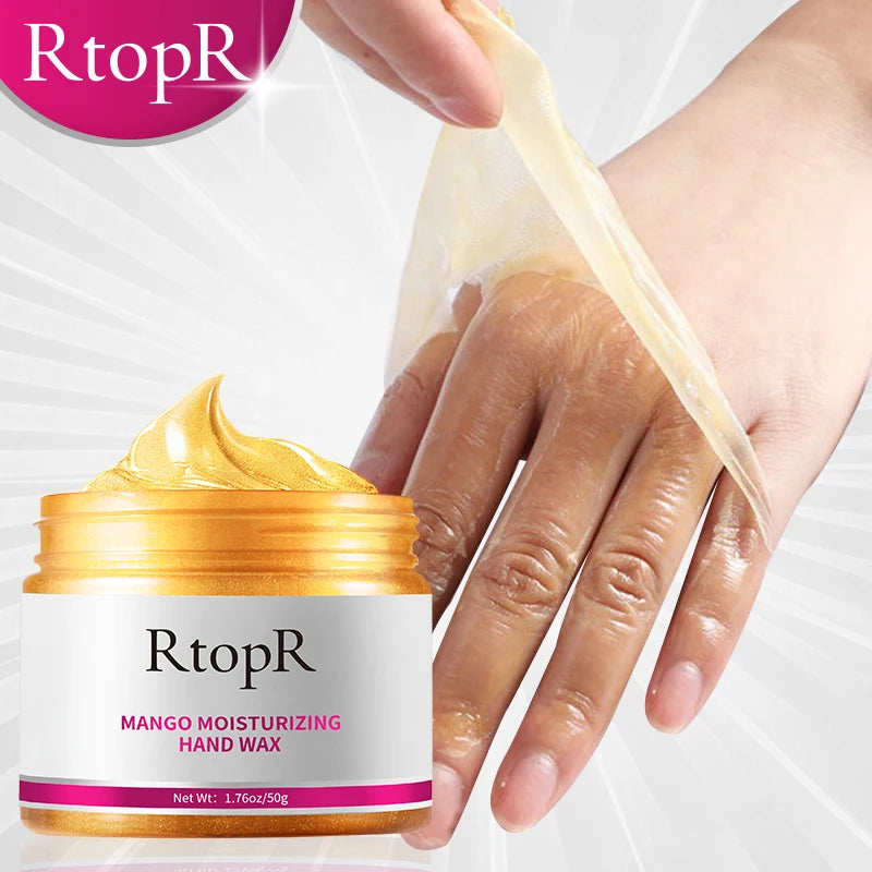 Mango Whitening Hand Mask Wax Moisturizing Repair Exfoliating Calluses Filming Anti-Aging Skin Cream For Women Beauty Health