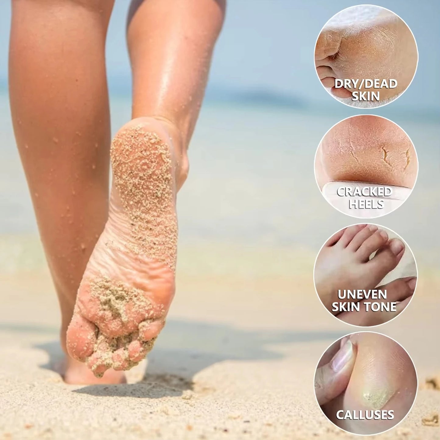 Avocado natural foot mask, exfoliation, spa moisturizing socks, dry elimination, dead skin care