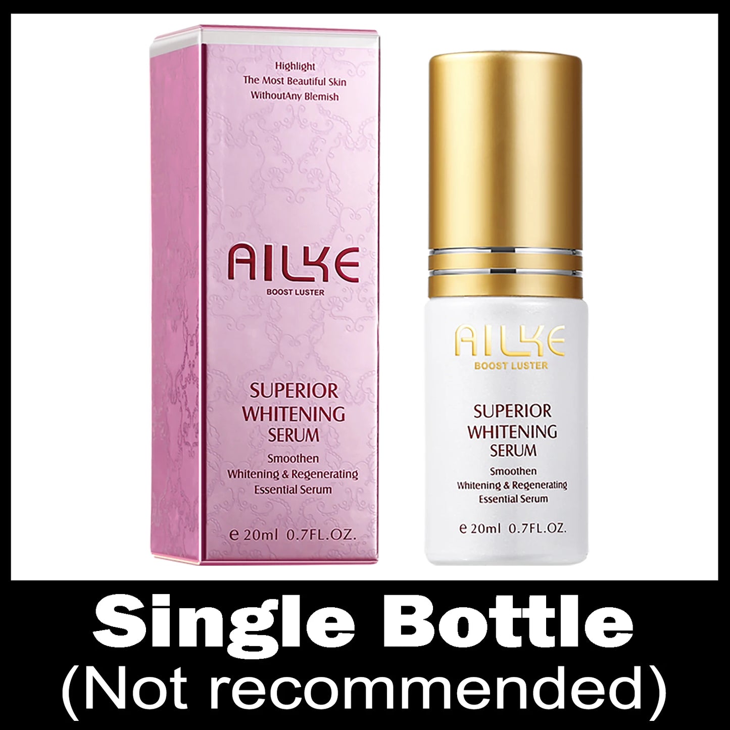 AILKE Super Lightening Face Serum, Clean Skin, Brightens, Hydrating, Moisturizing, Repair Skin Facial Serum