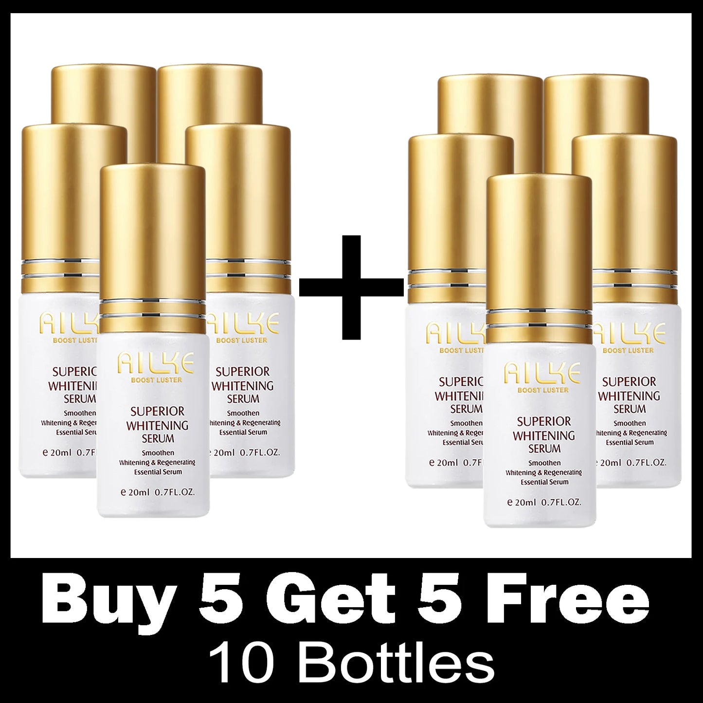 AILKE Super Lightening Face Serum, Clean Skin, Brightens, Hydrating, Moisturizing, Repair Skin Facial Serum