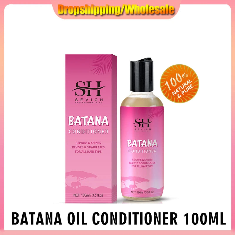 Natural 100% Pure Batana Oil For Hair Growth Batana Oil Butter Hair Mask From Honduras Hair Loss Treatment For Black Men & Women