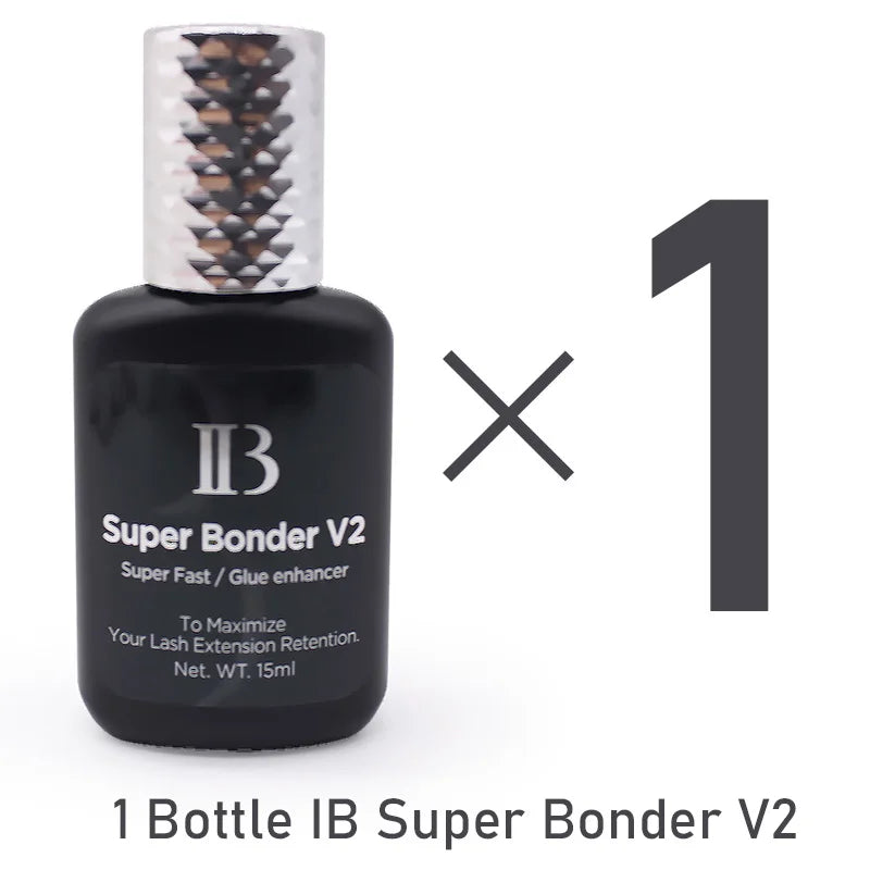 IBeauty Super Bonder V2 Fast Fixing Agent Eyelashes Extensions 15ml Lash Glue Enhancer Korea IB Adhesive Hardener Makeup Tools