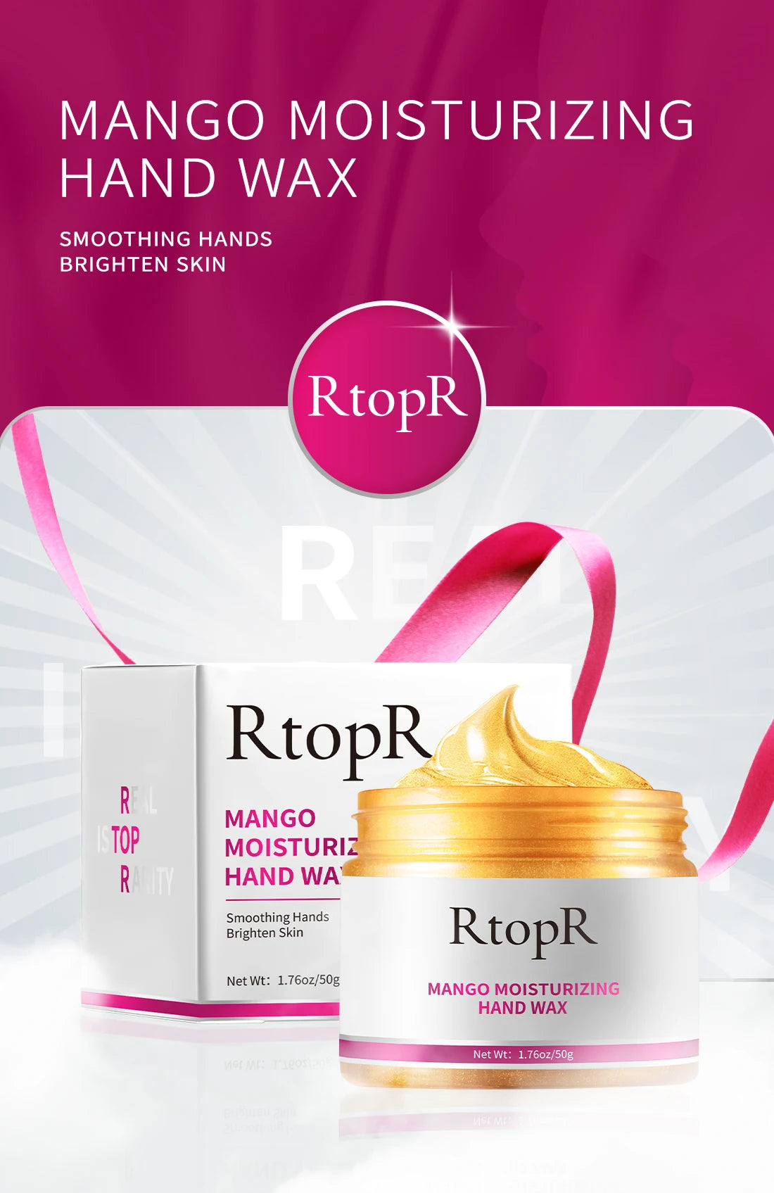 Mango Whitening Hand Mask Wax Moisturizing Repair Exfoliating Calluses Filming Anti-Aging Skin Cream For Women Beauty Health