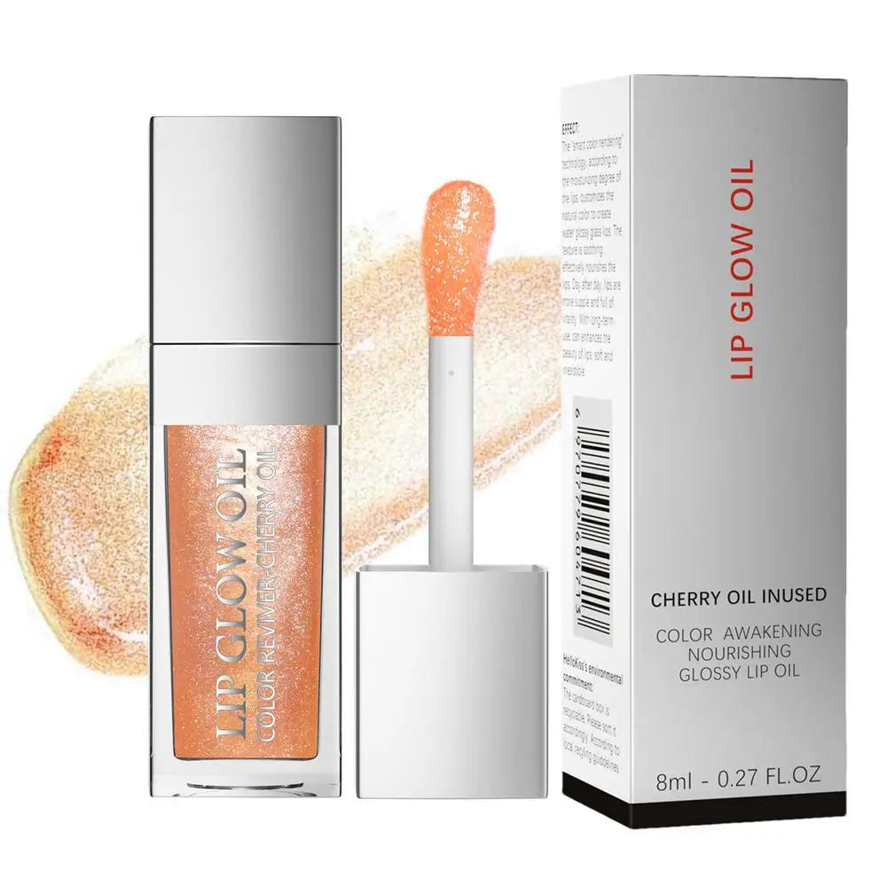 1pc Crystal Jelly Lip Grow Oil For Lipstick Lip Oil Hydrating Lip Serum Tint Lips Care Makeup Cosmetic