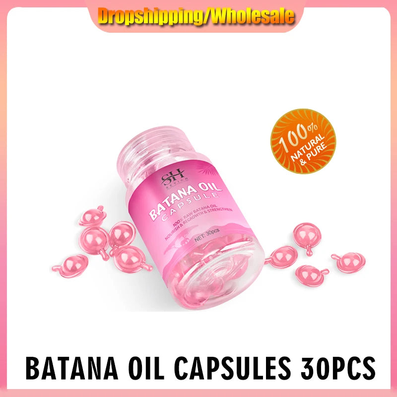 Natural 100% Pure Batana Oil For Hair Growth Batana Oil Butter Hair Mask From Honduras Hair Loss Treatment For Black Men & Women