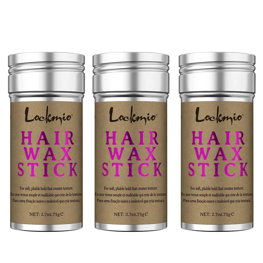 LOCKMIO Women Hair Wax Stick for Wigs Anti-frizz Flyaways Control Styling Wax Long-lasting Smooth Broken Back Hair Pomade Cream