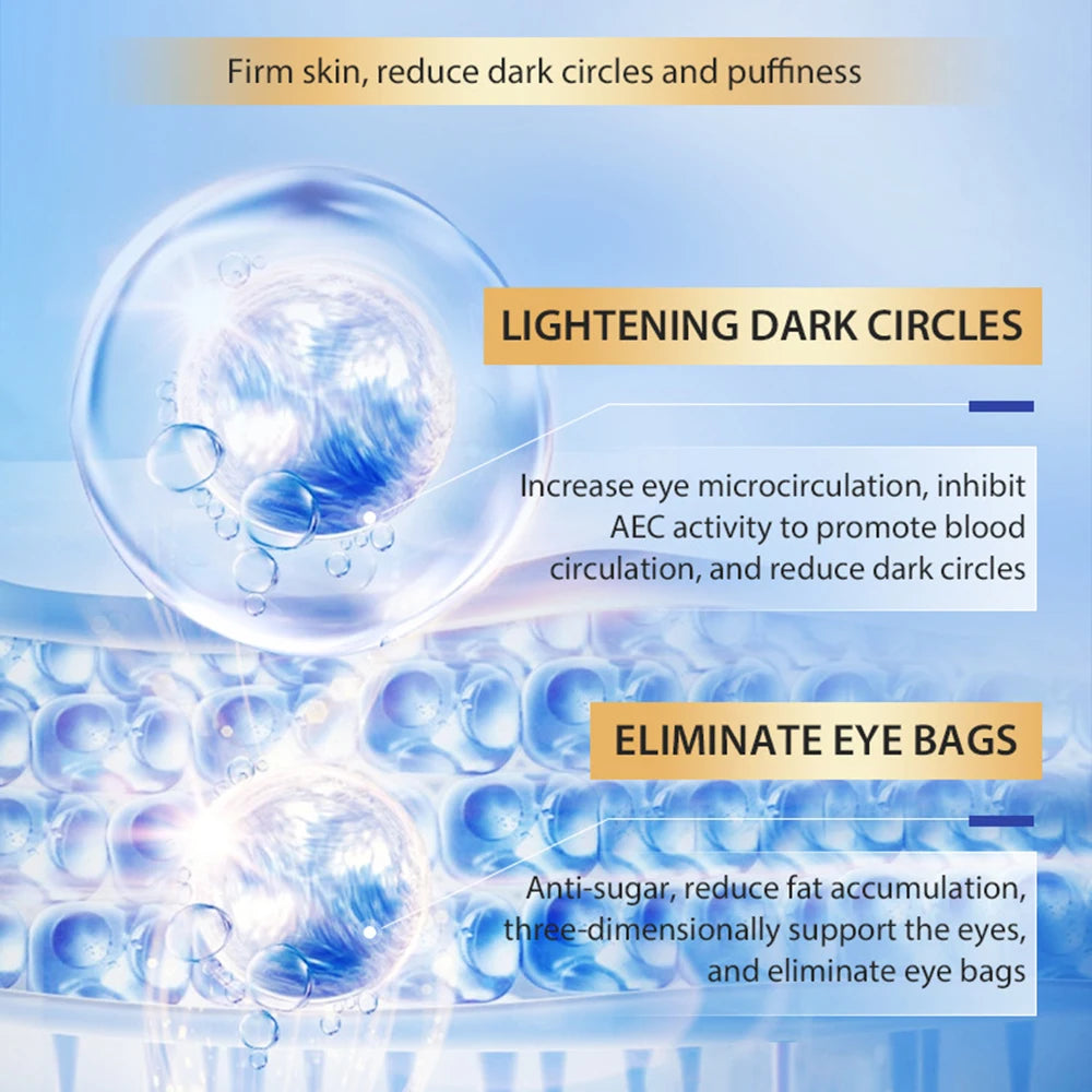 Remove Wrinkles Eye Cream Anti Dark Circles Bags Puffiness Fade Eye Fine Line Tighten Whiten Under Eyes Skin Care
