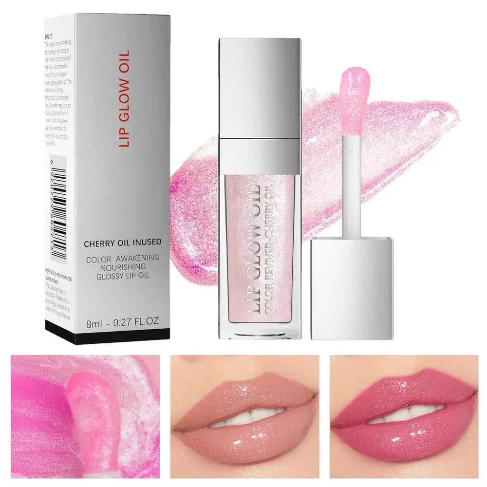 1pc Crystal Jelly Lip Grow Oil For Lipstick Lip Oil Hydrating Lip Serum Tint Lips Care Makeup Cosmetic