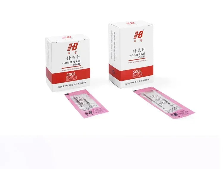 6000 Acupuncture Needles, Single Use,12 Boxes/Lot, 500pcs/Box, 1 Tube/10 Needles, HB