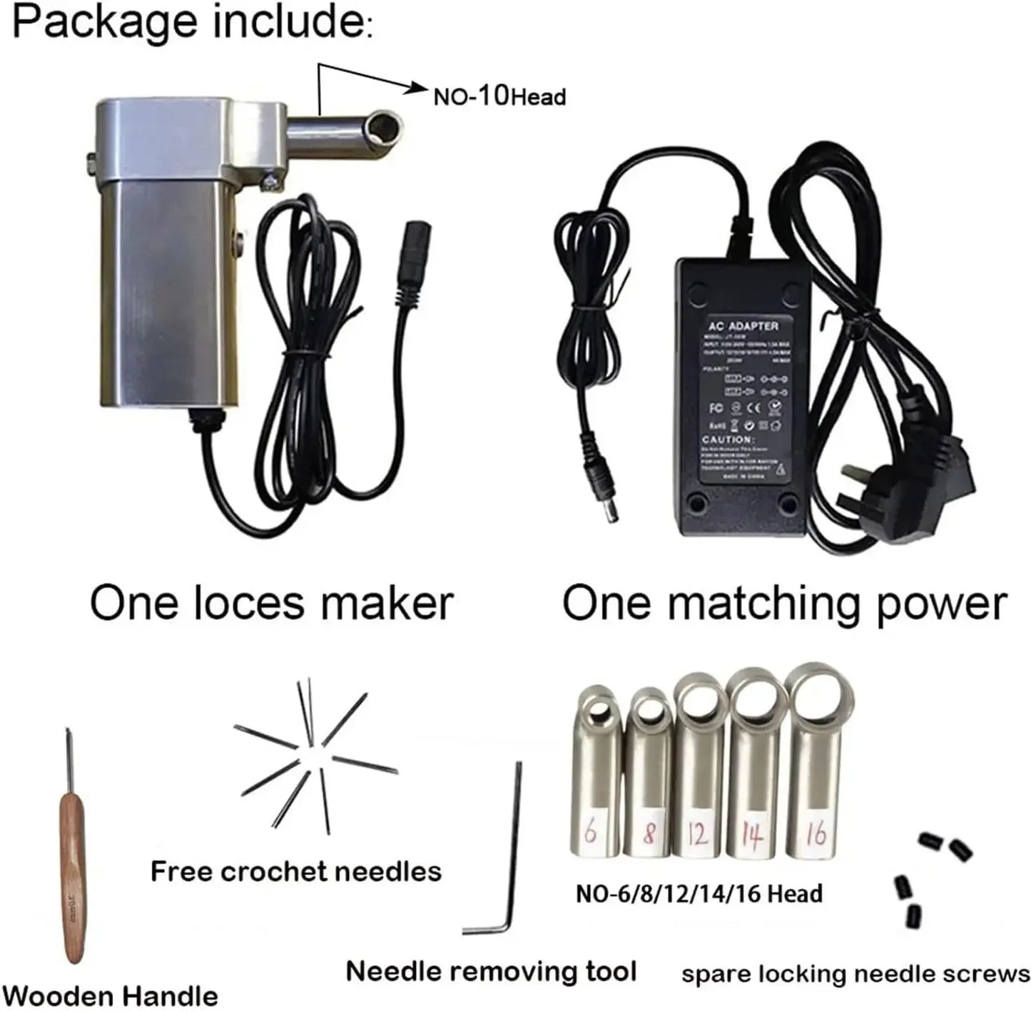 Dreadlocks Machine,Automatic Chemical Fiber Dreadlock Machine for Locs Instant Dreadlock Easily Electric Dreadlocks Machine