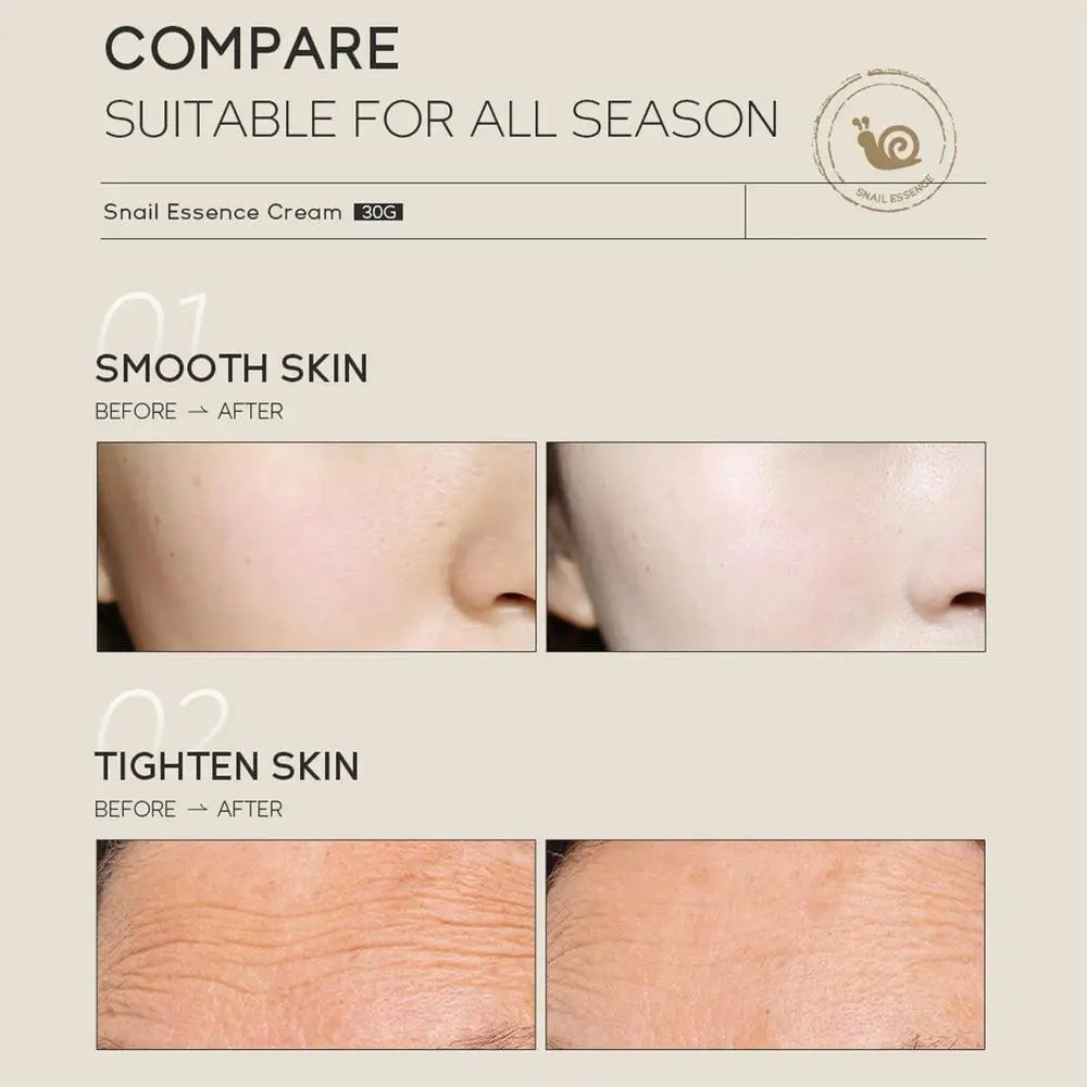 Snail Face Cream Beauty Products Anti-aging essence Facial Wrinkles Remover Skincare Moisturizer 30g Snail Nourishing Cream